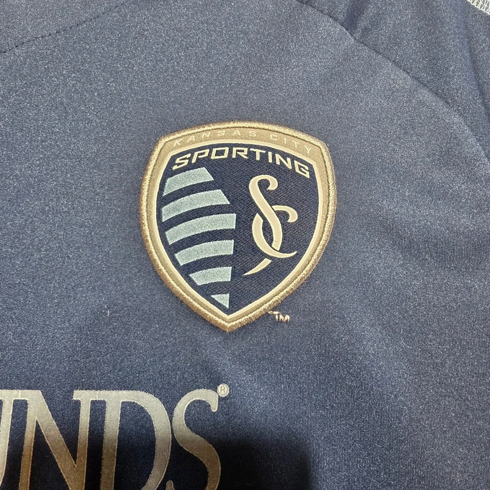 Adidas Sporting Kansas City MLS Ivy Funds ClimaCool Soccer Jersey Mens Small
